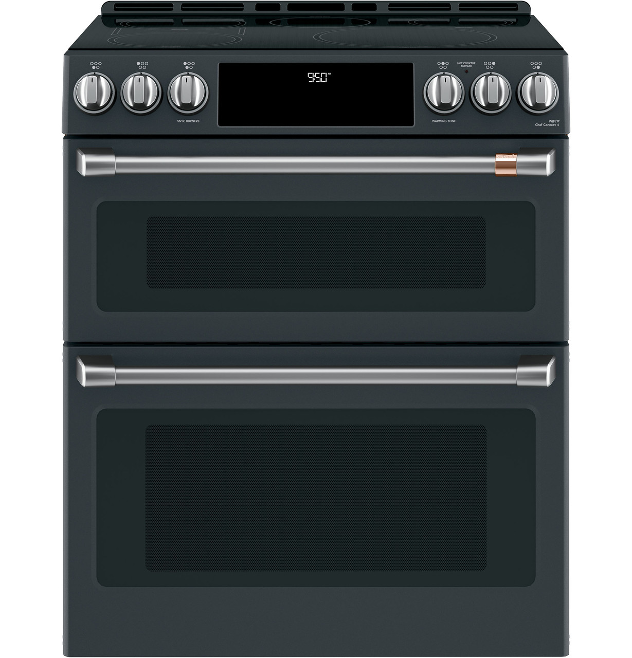Café Slide-In Double Oven Electric Induction Convection Range - Thumbnail 5