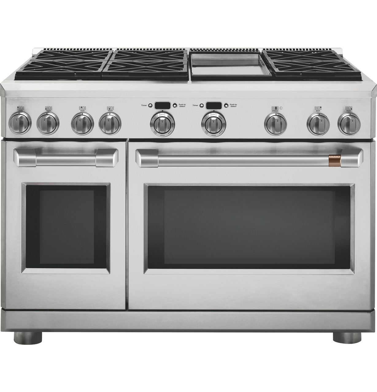 Café 48" Dual-Fuel Commercial-Style Range with 6 Burners and Griddle (Natural Gas)