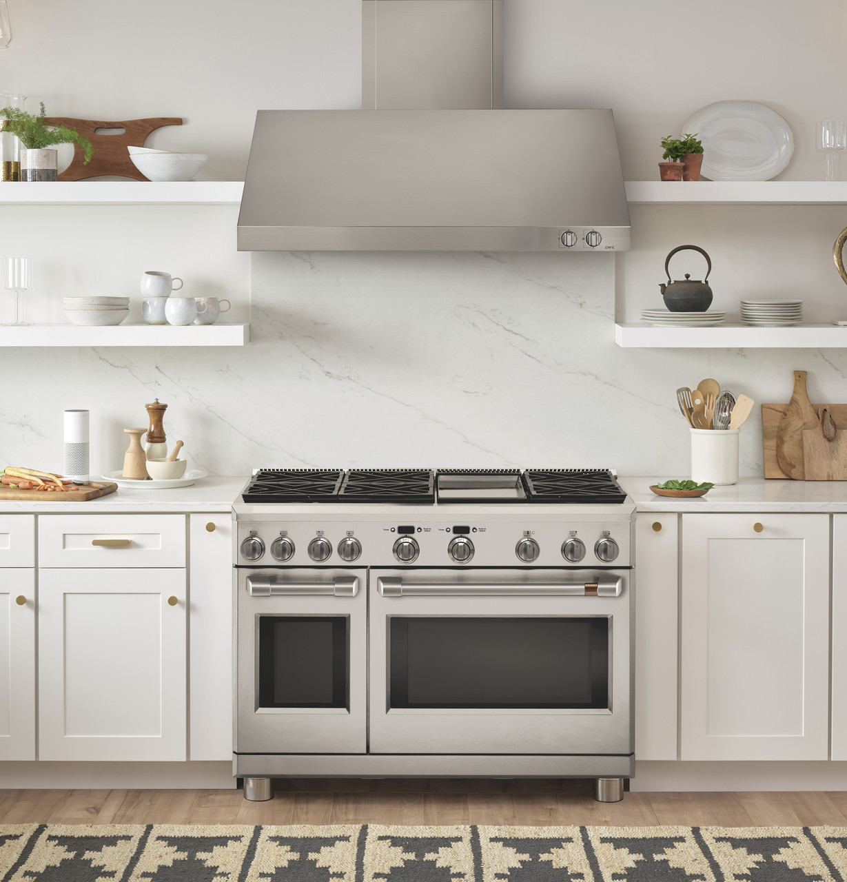 Café 48" Dual-Fuel Commercial-Style Range with 6 Burners and Griddle (Natural Gas) - Thumbnail 5