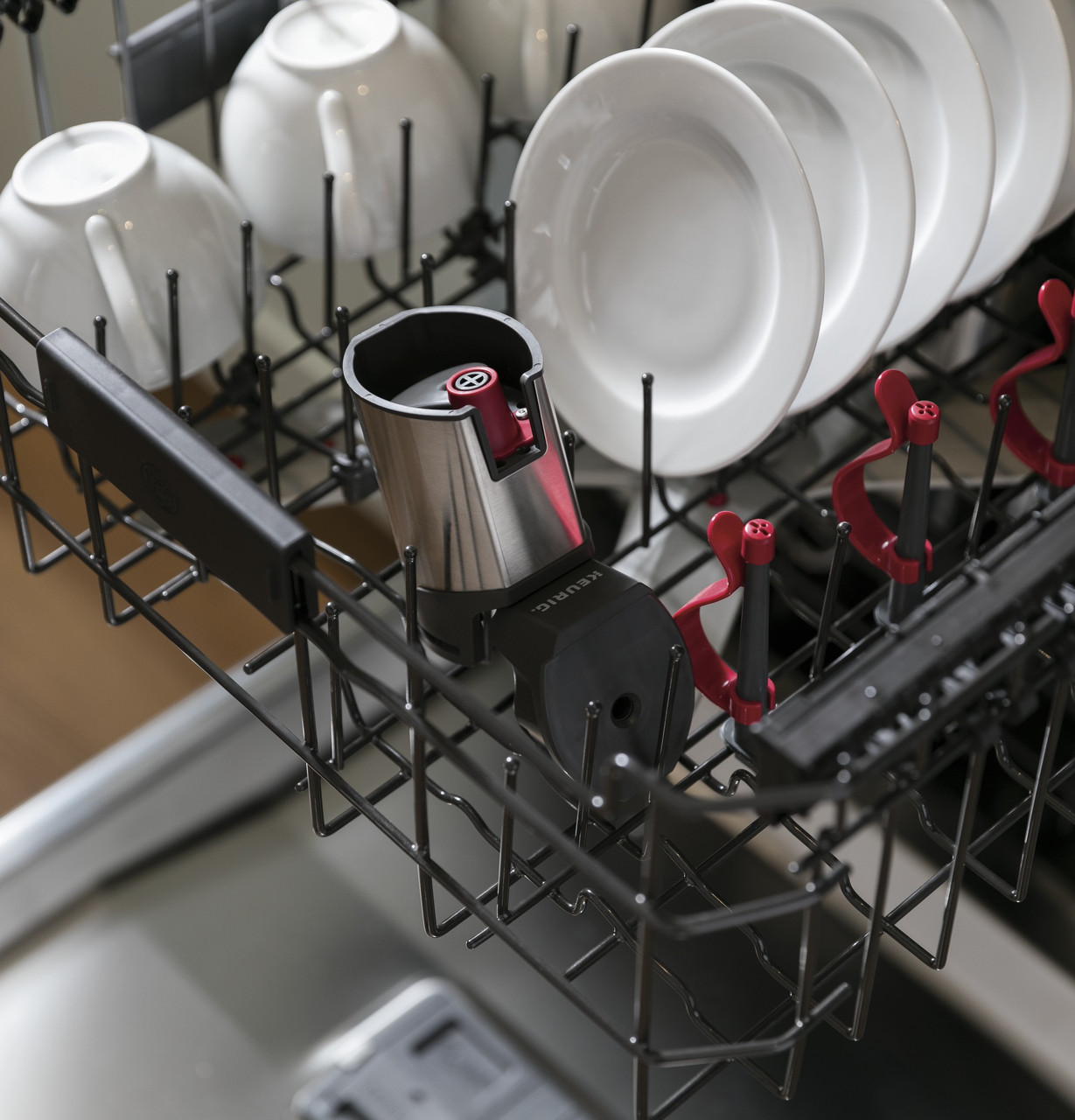 GE Café™ Series Stainless Interior Built-In Dishwasher with Hidden