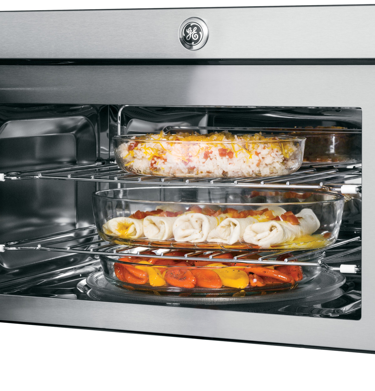 JVM1790SKSS by GE Appliances - GE Profile™ 1.7 Cu. Ft. Convection  Over-the-Range Microwave Oven