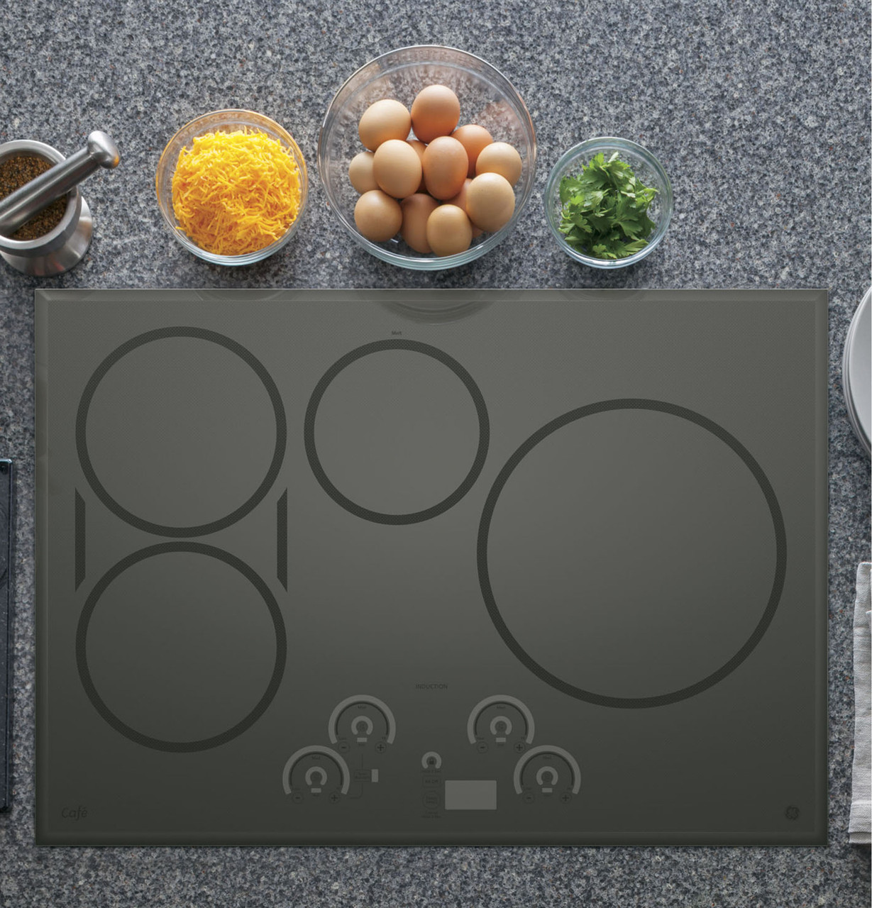 GE Café™ Series 30 Built-In Touch Control Induction Cooktop - CHP9530SJSS  - Cafe Appliances