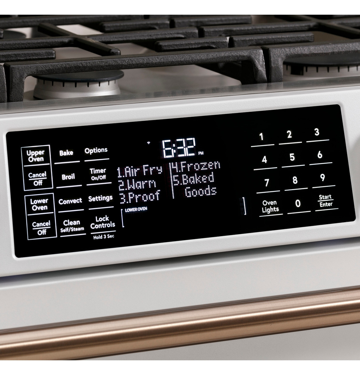 Café™ 30 Smart Slide-In, Front-Control, Induction and Convection Double- Oven Range - CHS950P2MS1 - Cafe Appliances