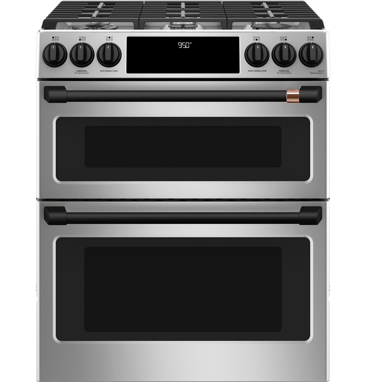 CAFÉ 30" Smart Slide-In, Front-Control, Dual-Fuel, Double-Oven Range with Convection - Thumbnail 5