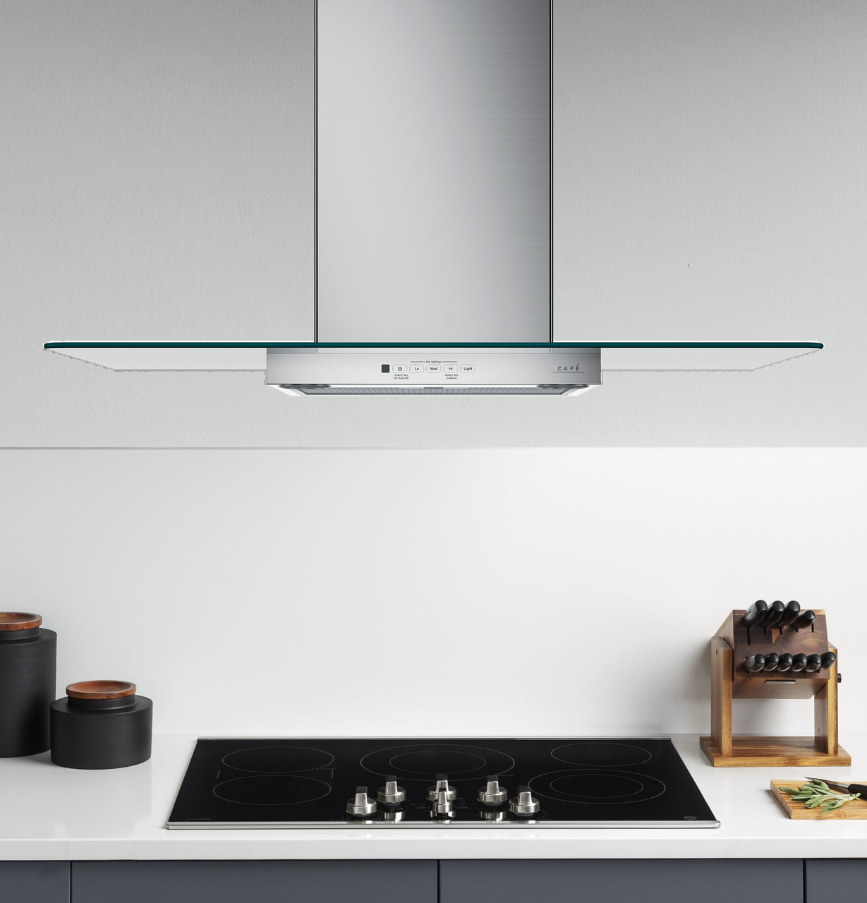 Café Wall Mount Chimney Hood - Thumbnail 3