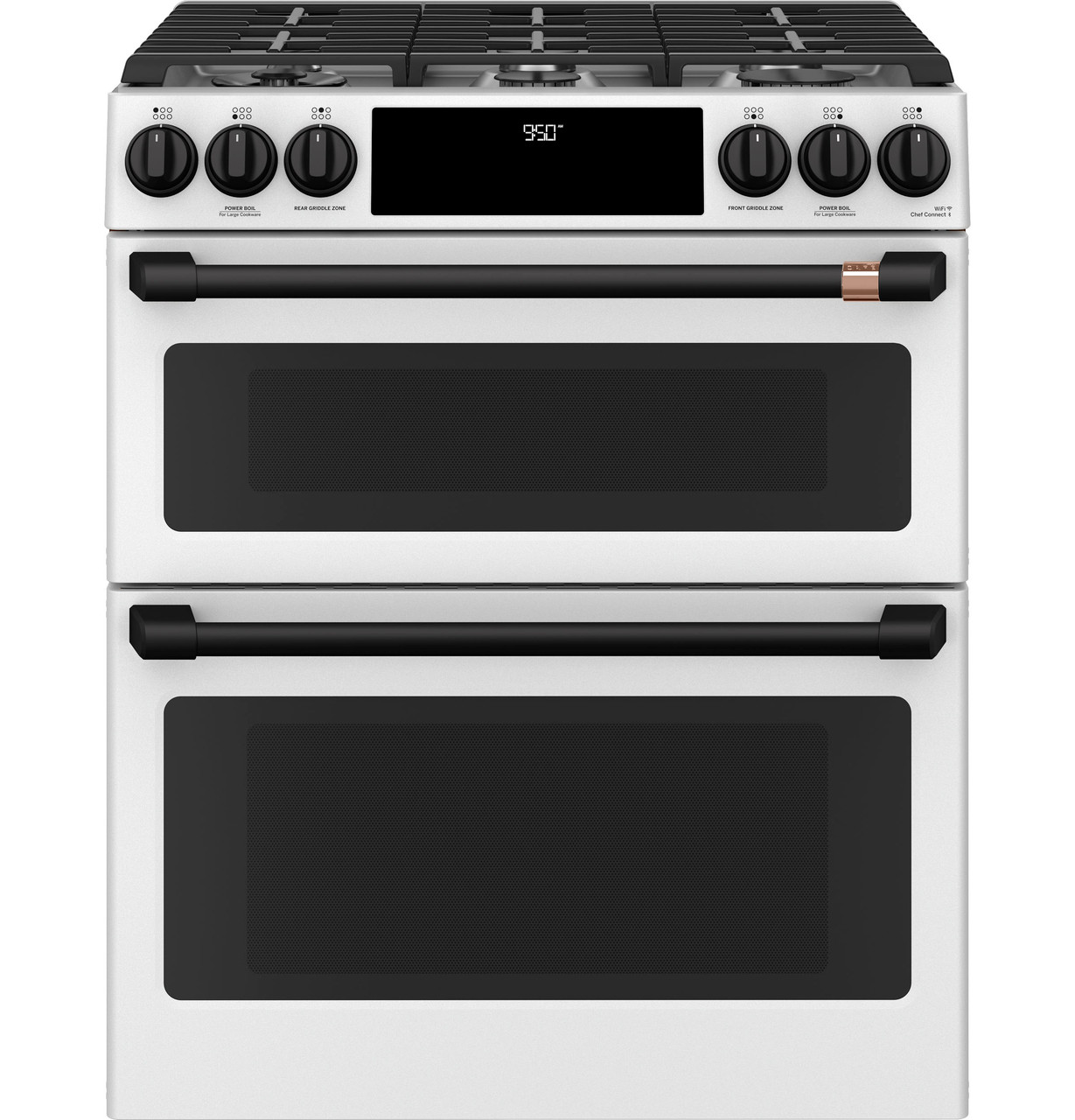 GE 30 Stainless Steel Slide in GAS Double Oven Range