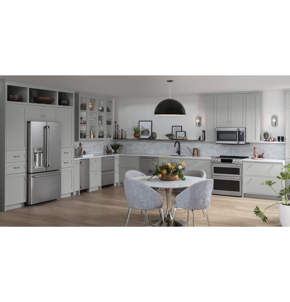 CFE28UP2MS1 by Cafe - Café™ ENERGY STAR® 27.7 Cu. Ft. Smart French-Door  Refrigerator with Keurig® K-Cup® Brewing System