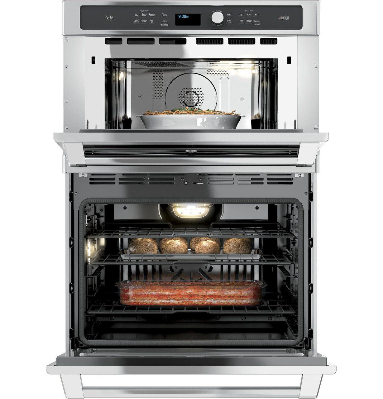 GE Café™ Series 30 in. Combination Double Wall Oven with