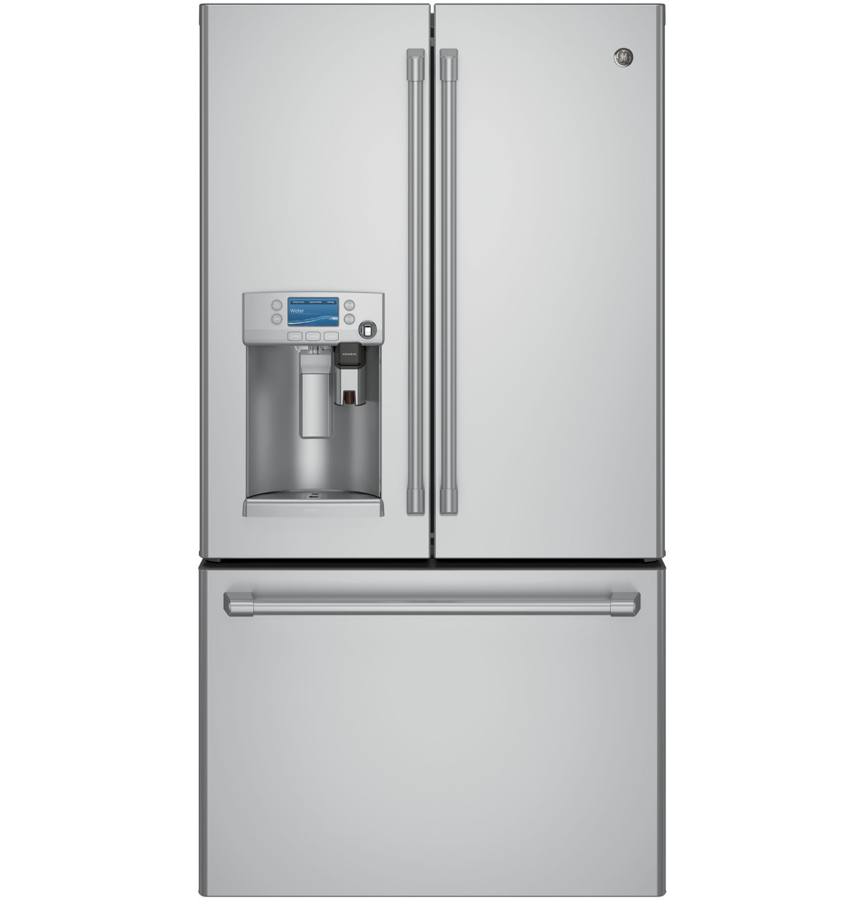 GE Café™ Series ENERGY STAR® 22.2 Cu. Ft. Counter-Depth French-Door  Refrigerator with Keurig® K-Cup® Brewing System