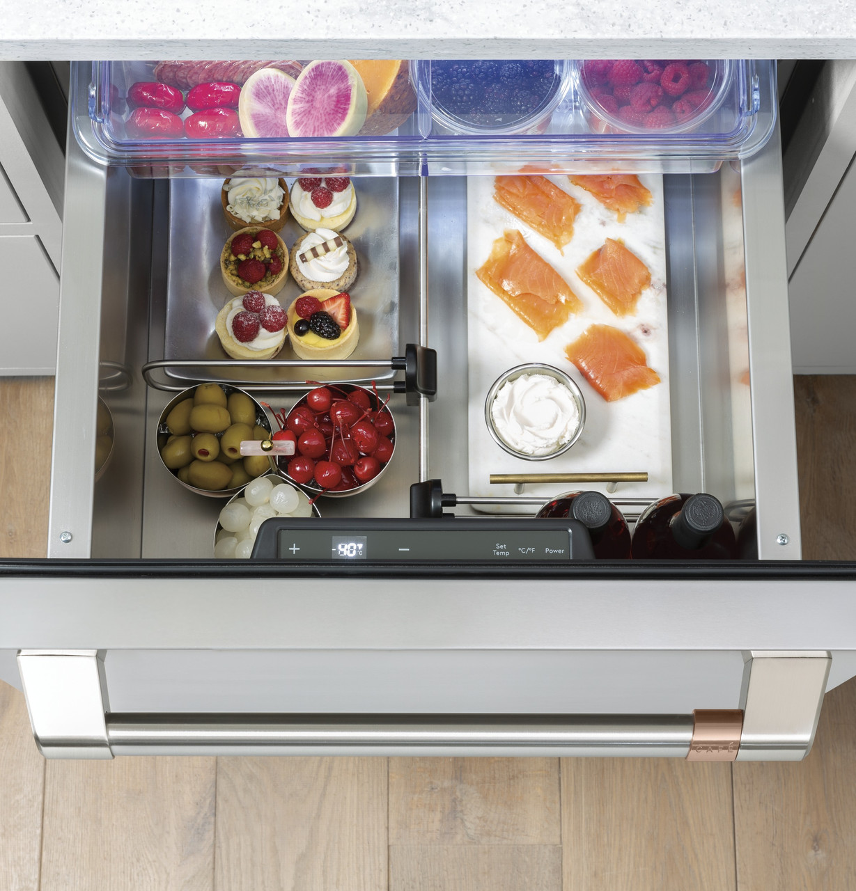 Café™ 5.7 Cu. Ft. Built-In Dual-Drawer Refrigerator - CDE06RP3ND1 - Cafe  Appliances