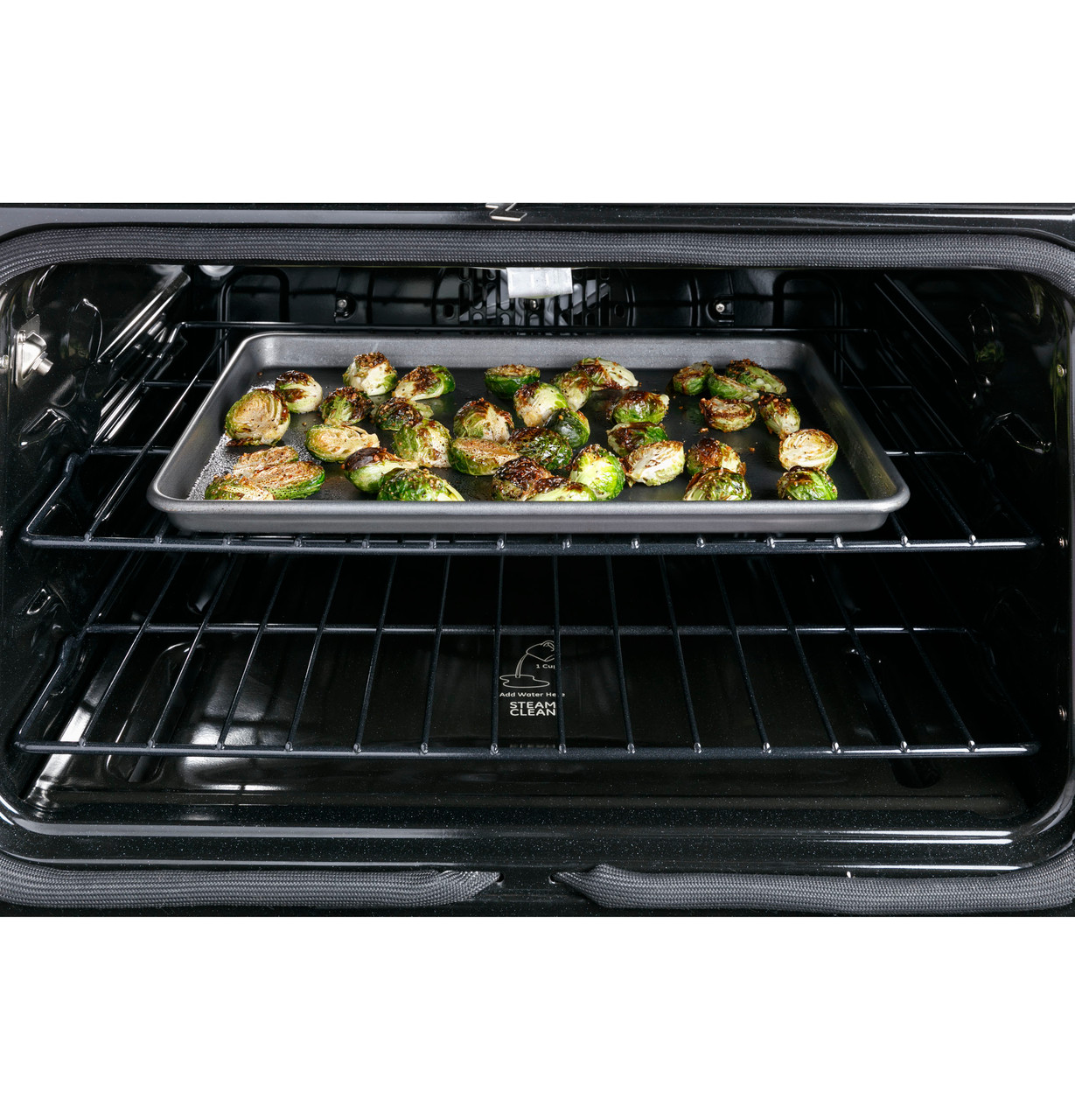 Café™ 30 Smart Slide-In, Front-Control, Induction and Convection Double- Oven Range - CHS950P2MS1 - Cafe Appliances