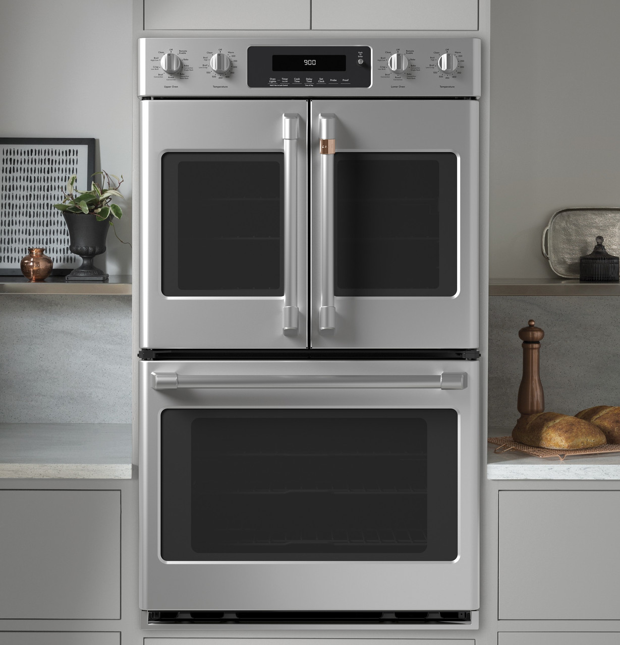 Café™ Professional Series 30 Smart Built-In Convection French-Door Double  Wall Oven - CTD90FP2NS1 - Cafe Appliances