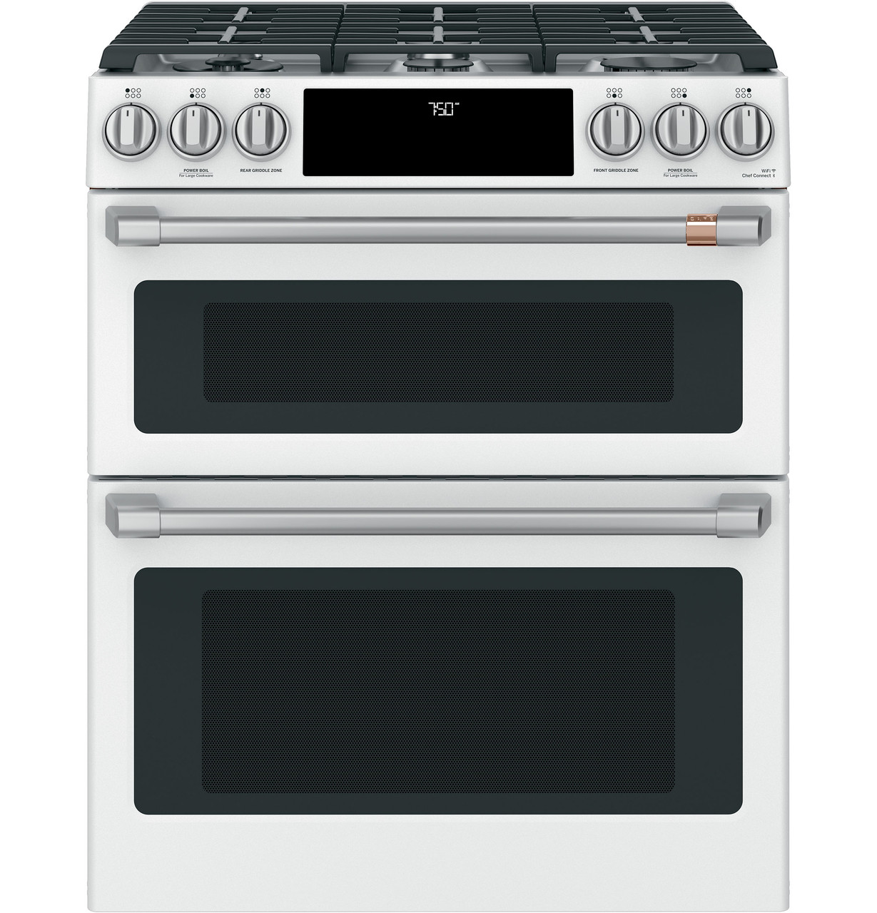 LG 30-in 5 Burners 5.8-cu ft Self-cleaning Air Fry Convection Oven  Freestanding Smart Natural Gas Range (Stainless Steel) in the Single Oven  Gas Ranges department at