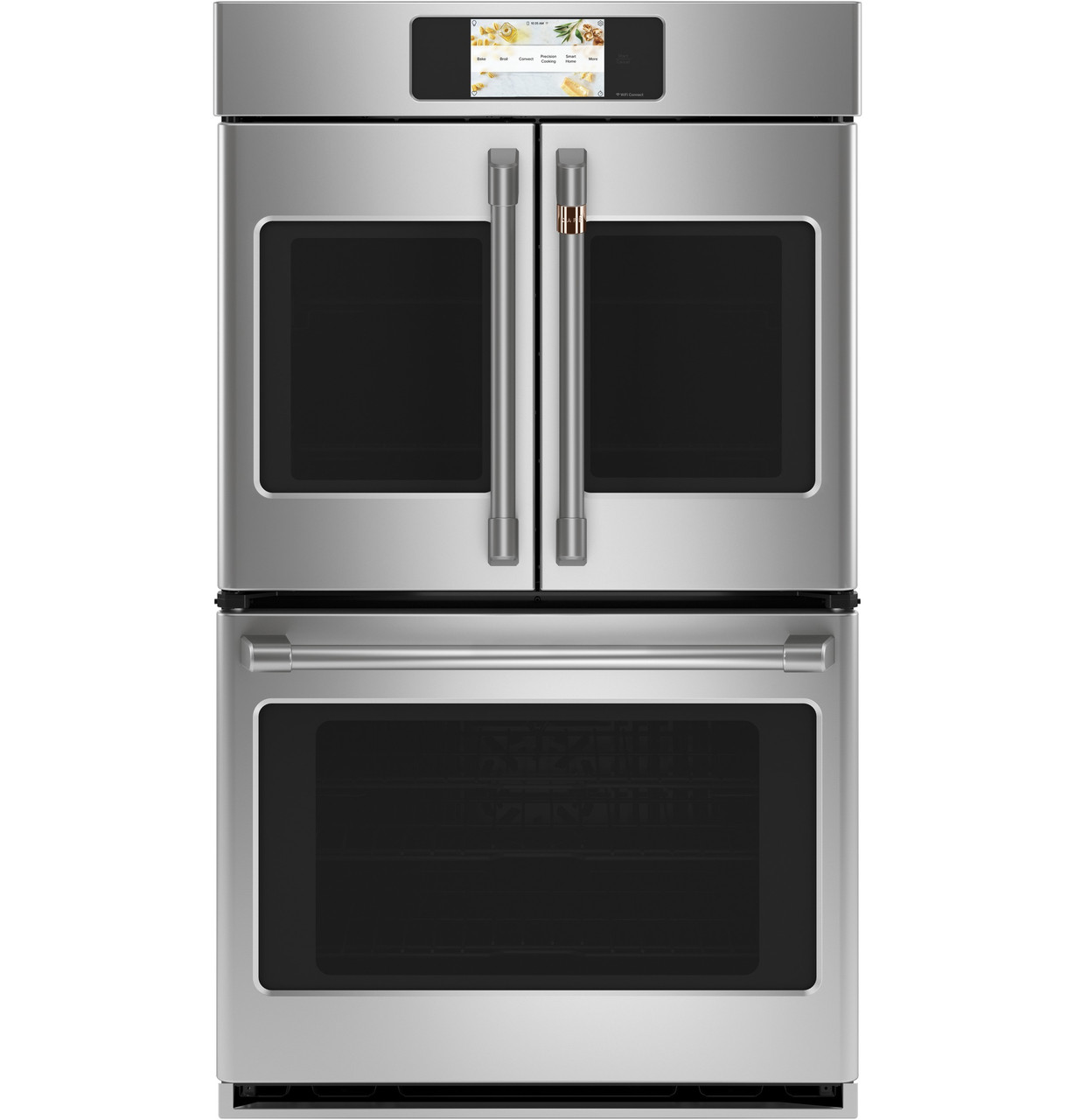 Café™ Series 30" Built-In Convection French-Door Double Wall Oven - CTD90FP2NS1 - Cafe Appliances