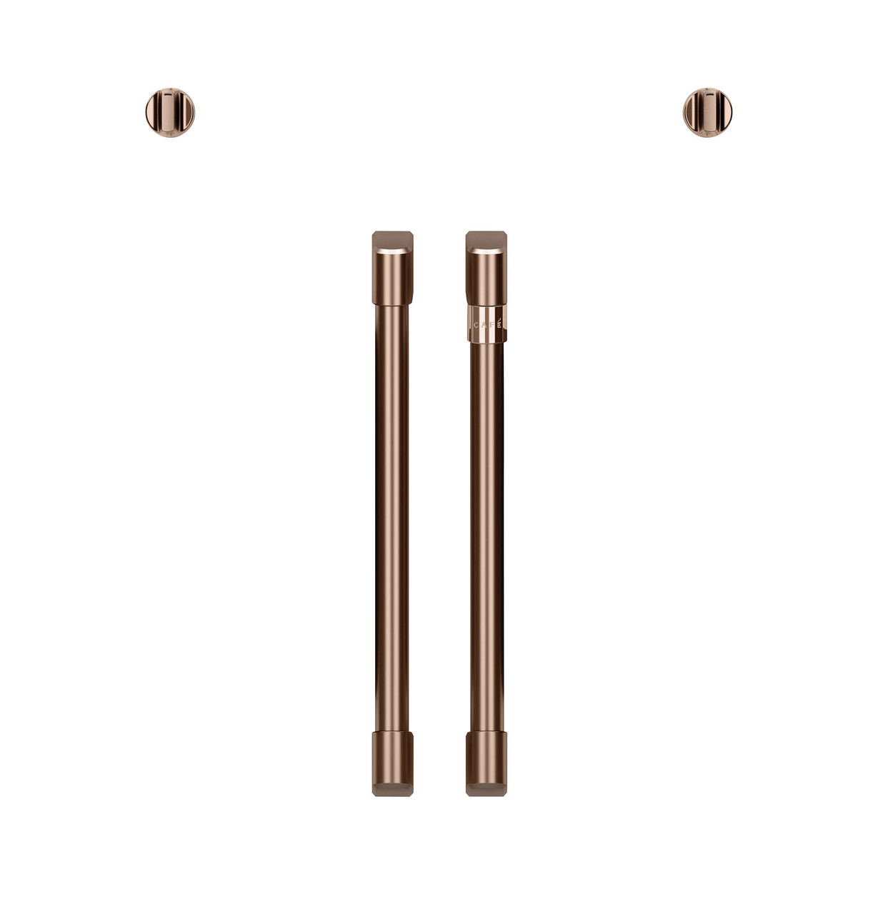CAFÉ™ 2 French-Door Handles; - Brushed Copper - CXWSFHKPMCU - Cafe