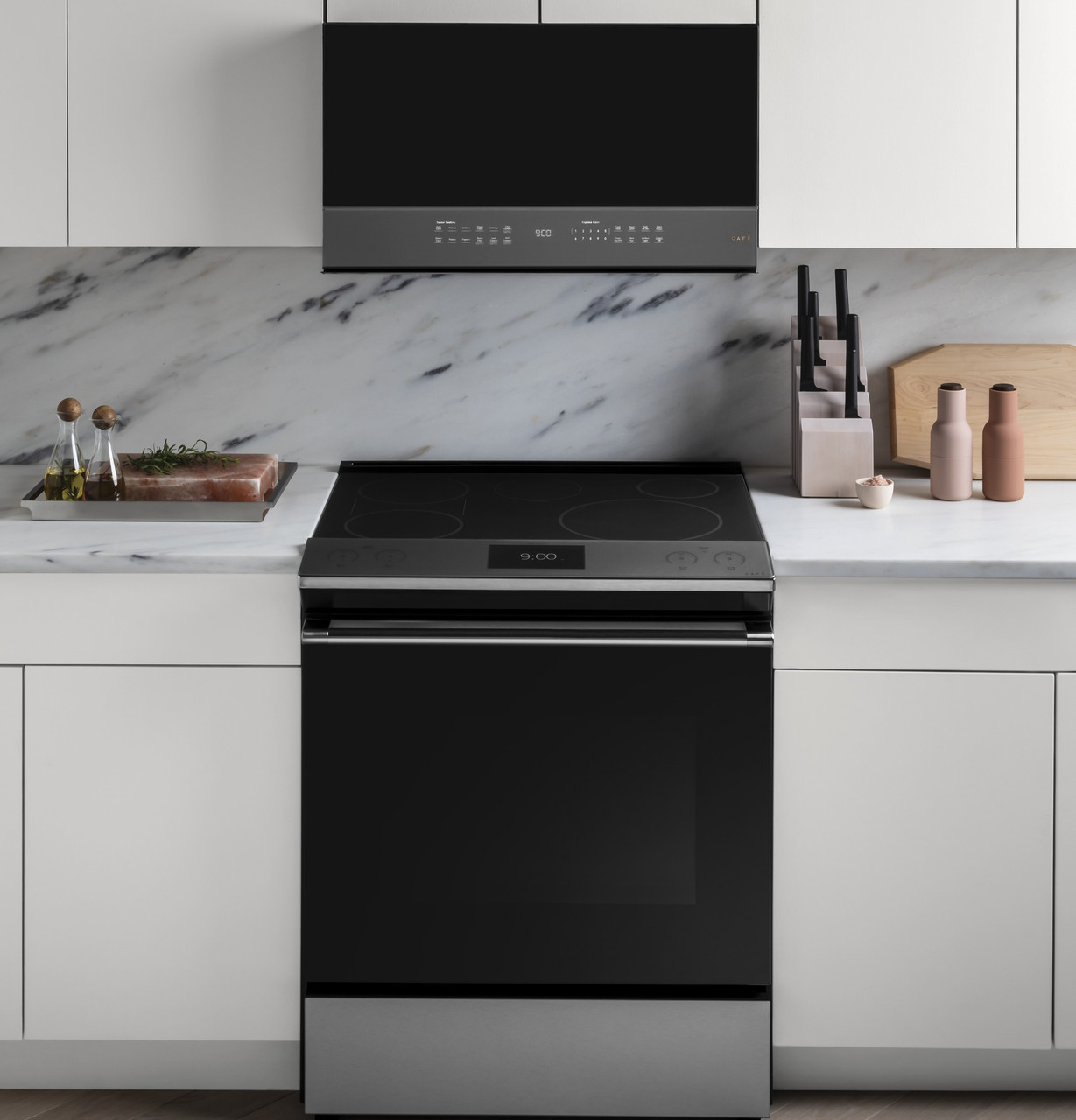 CAFÉ™ 2.1 Cu. Ft. Smart Over-the-Range Microwave Oven in Platinum