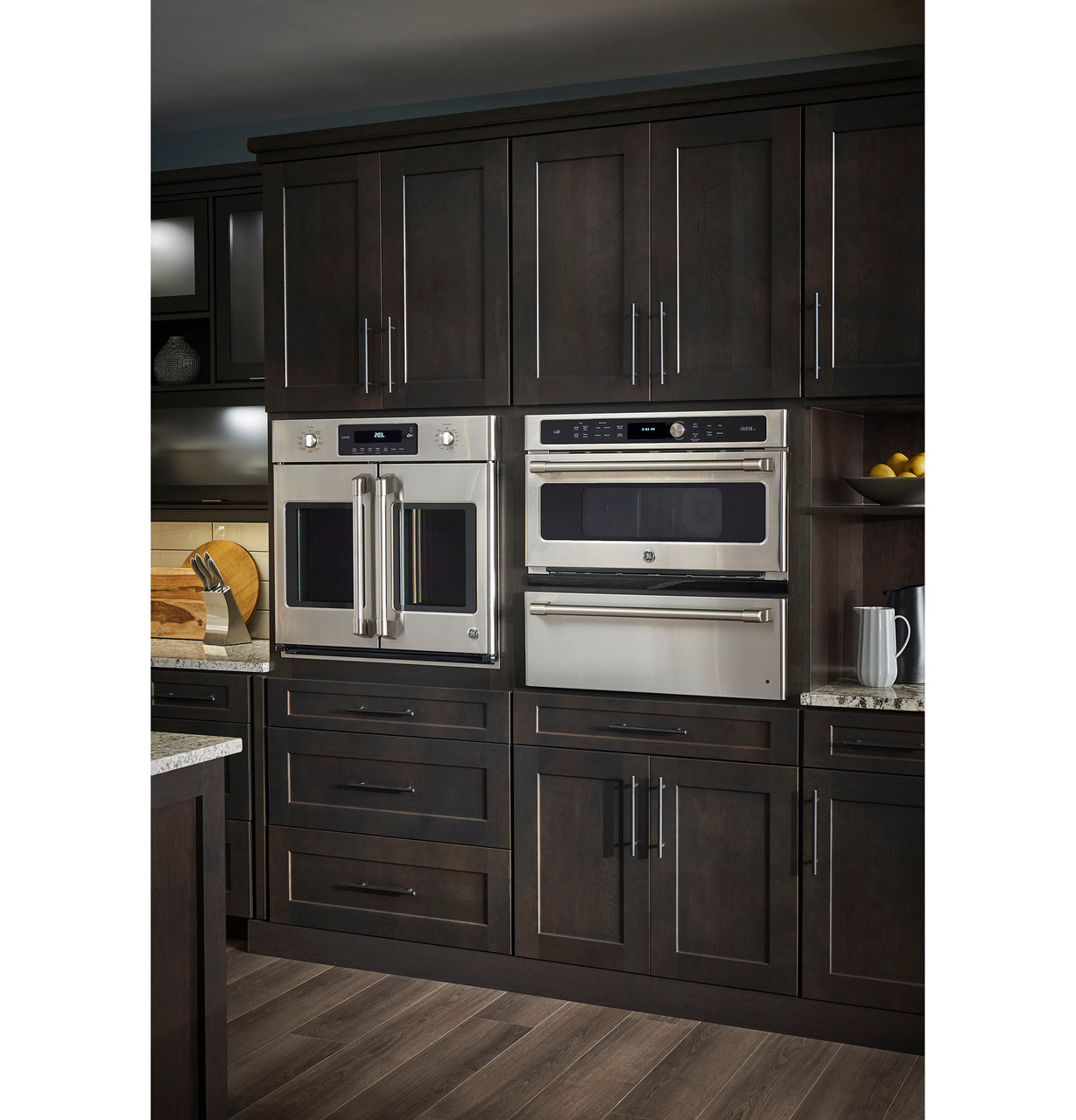 GE Café Series 30 Built-In French-Door Single Convection Wall Oven  CT9070SHSS - ADA Appliances