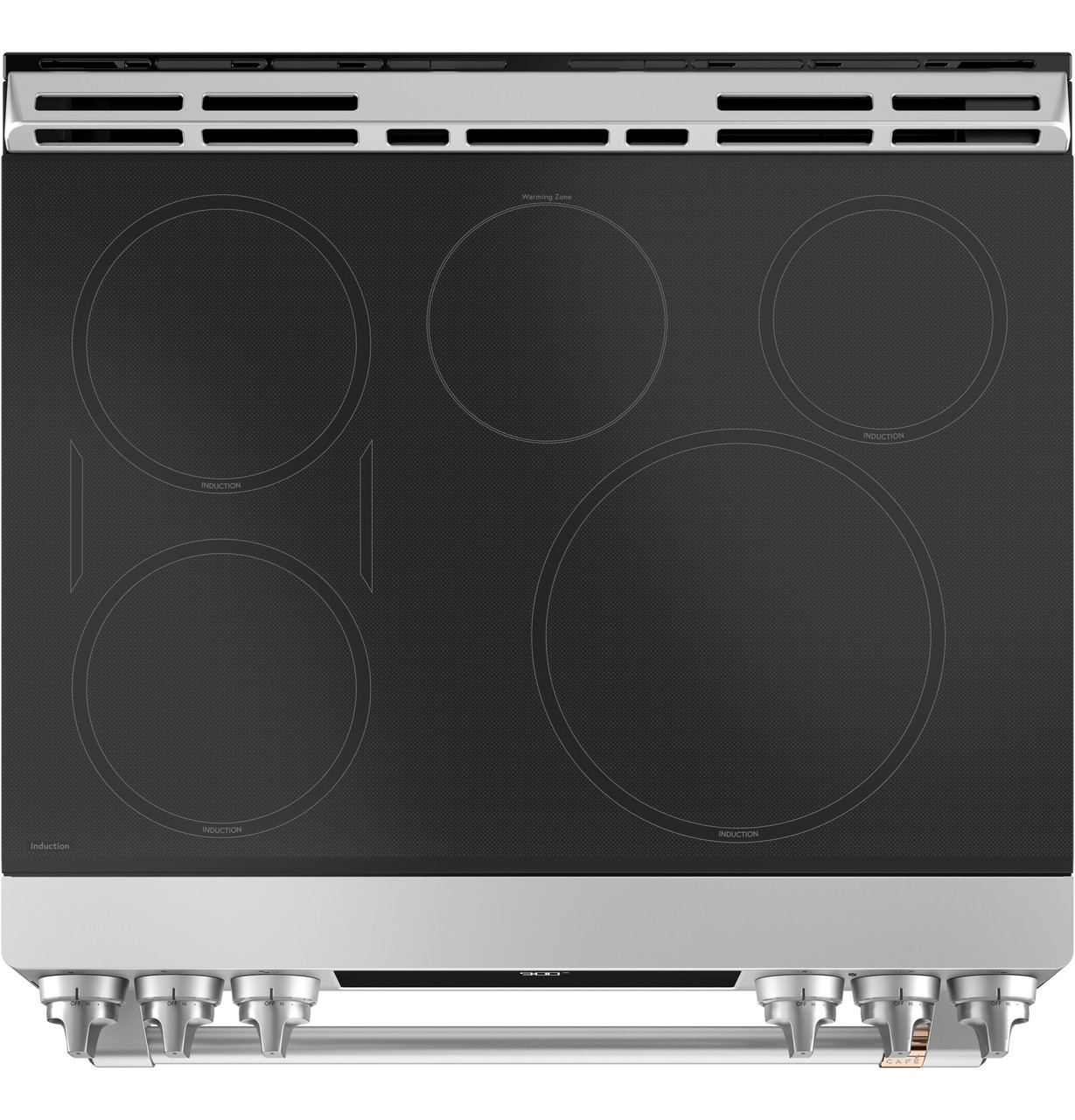 Café™ 30 Smart Slide-In, Front-Control, Induction and Convection Range  with Warming Drawer - CHS900P2MS1 - Cafe Appliances