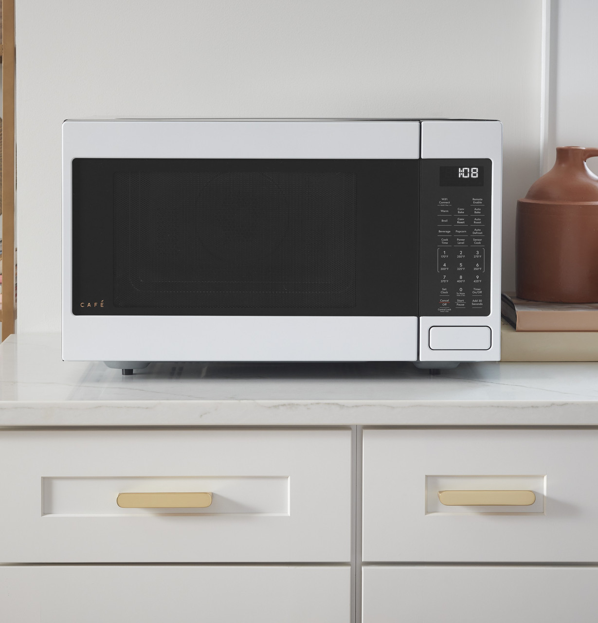 Café™ 1.5 Cu. Ft. Smart Countertop Convection/Microwave Oven - CEB515P2NSS  - Cafe Appliances