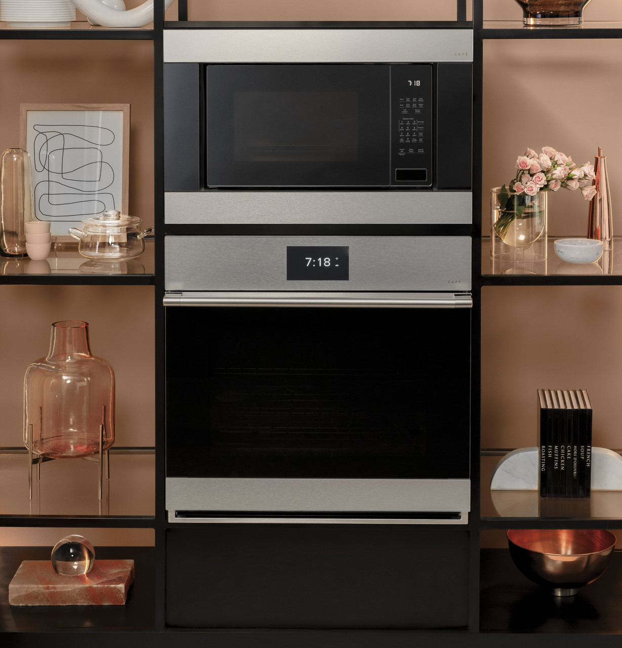 GE Café™ Series CEB515P2NSS 1.5 Cu. Ft. Countertop Convection/Microwave Oven  - ADA Appliances