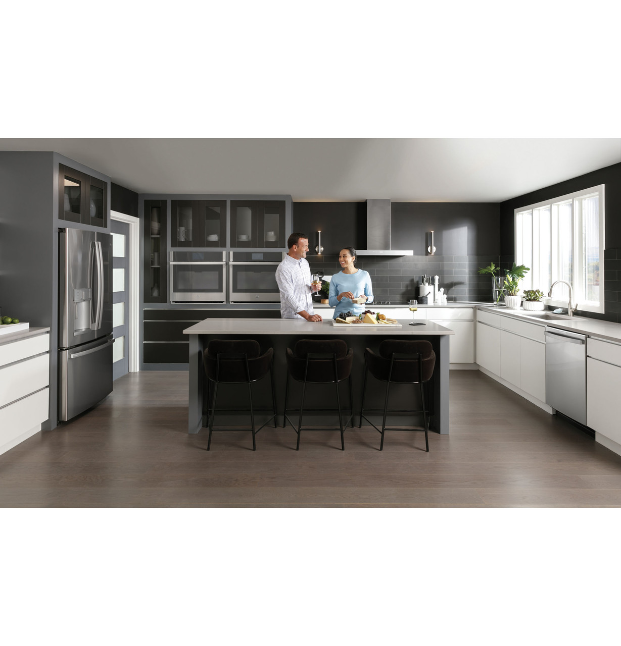 36” Smart Designer Wall Mount Hood w/ Perimeter Venting