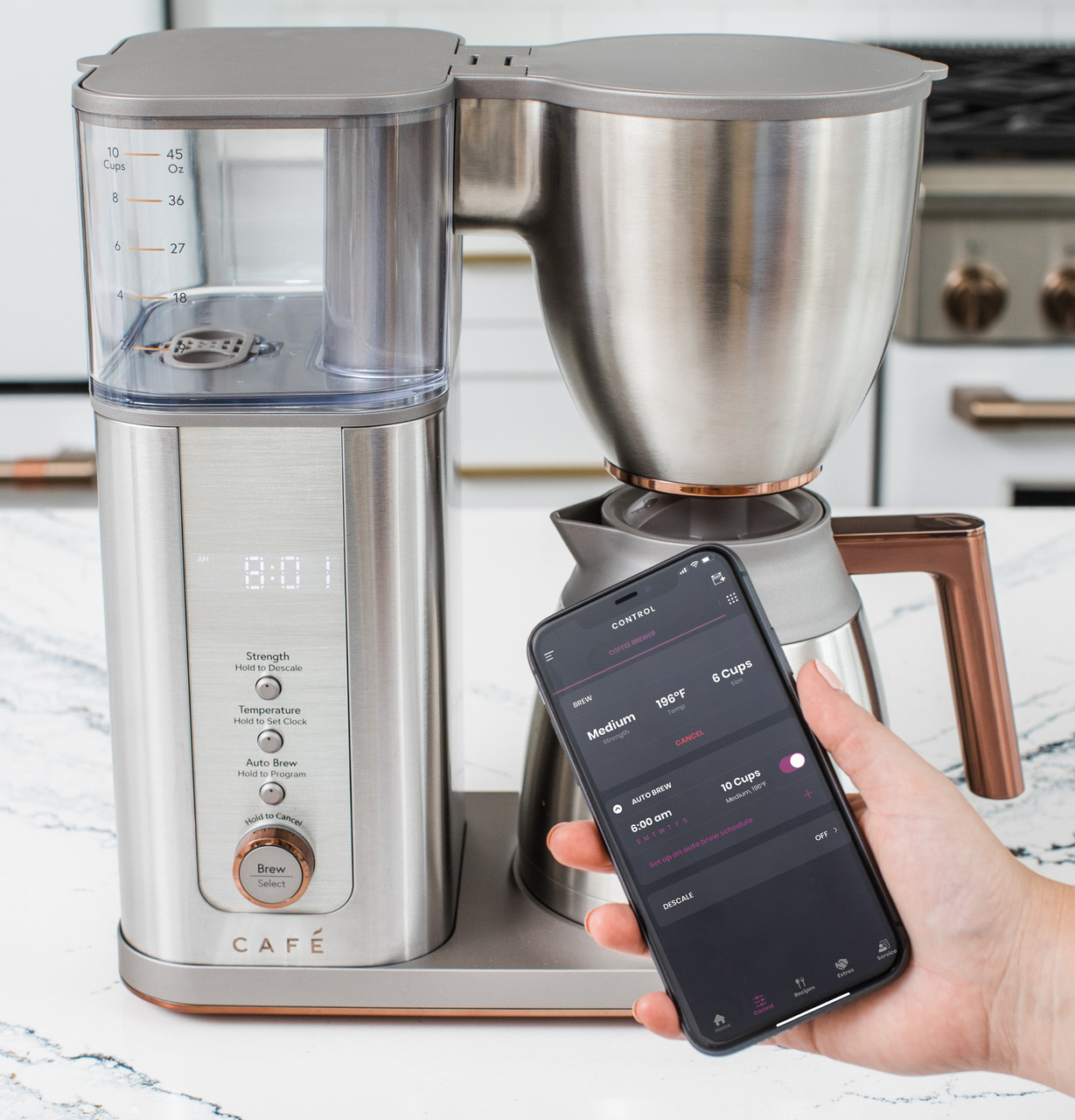 CAFÉ™ Specialty Drip Coffee Maker - C7CDAAS2PS3 - Cafe Appliances