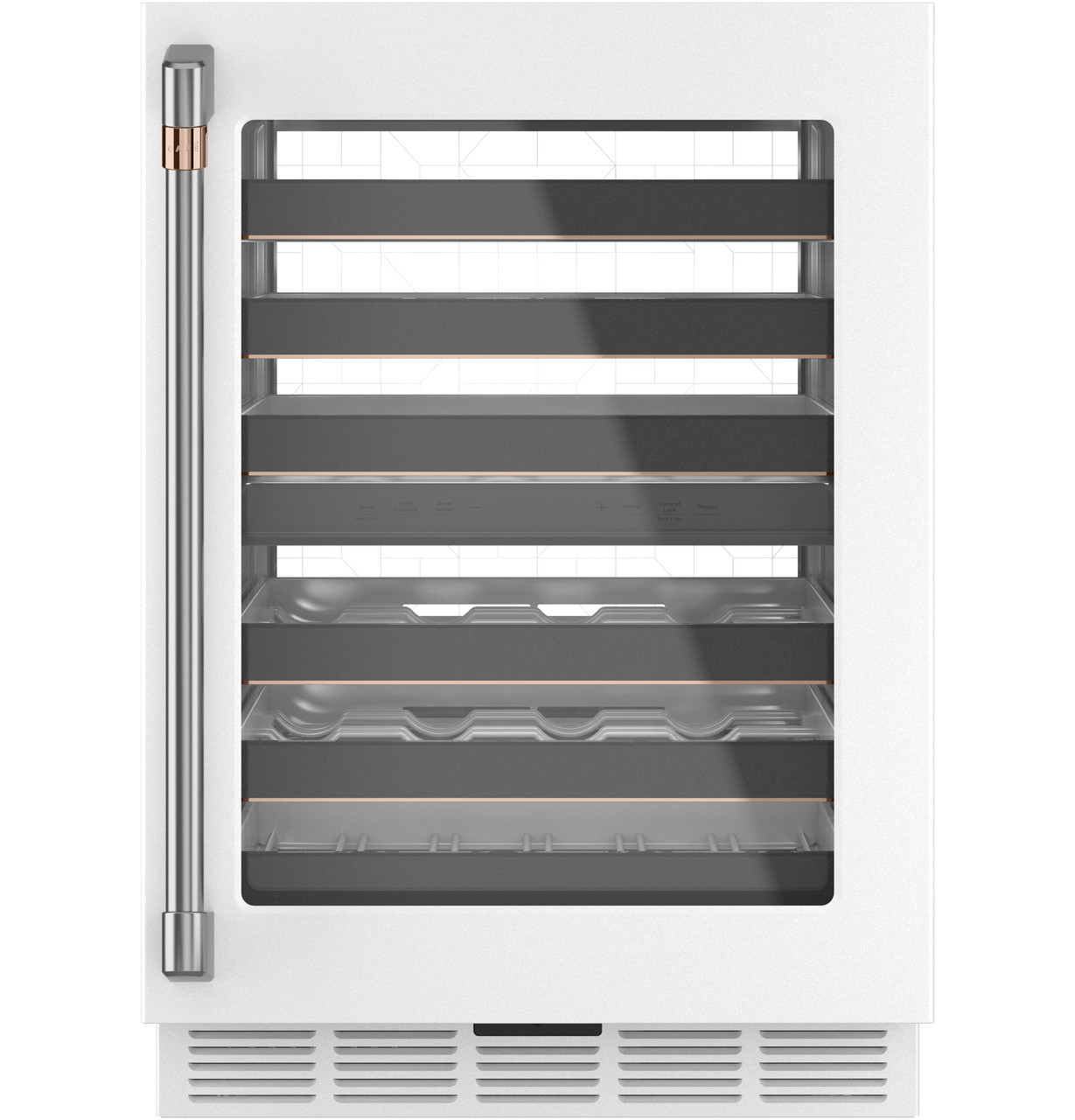 CAFÉ™ Undercounter Handle Kit - Brushed Stainless - CXQW1H1PPSS
