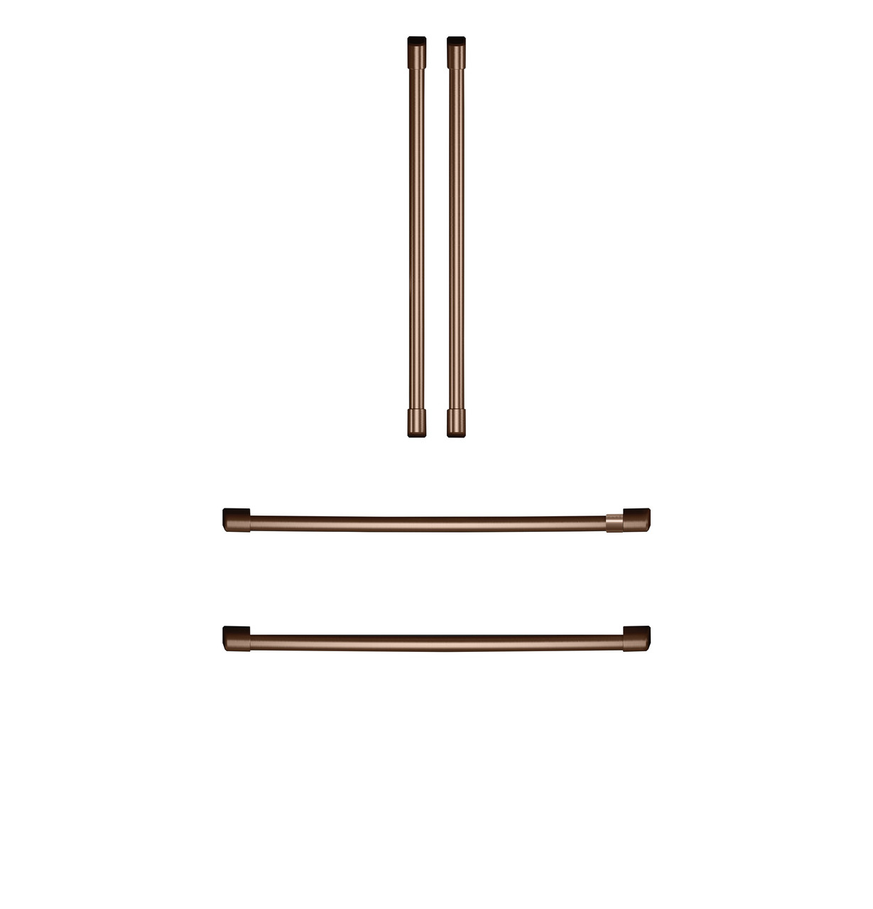 CAFÉ™ Refrigeration Handle Kit - Brushed Copper - CXQB4H4PNCU