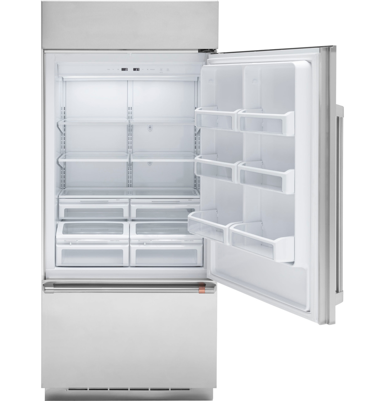 GE Cafe CDB36RP2PS1 - 36 Refrigerator Bottom Freezer Build-In