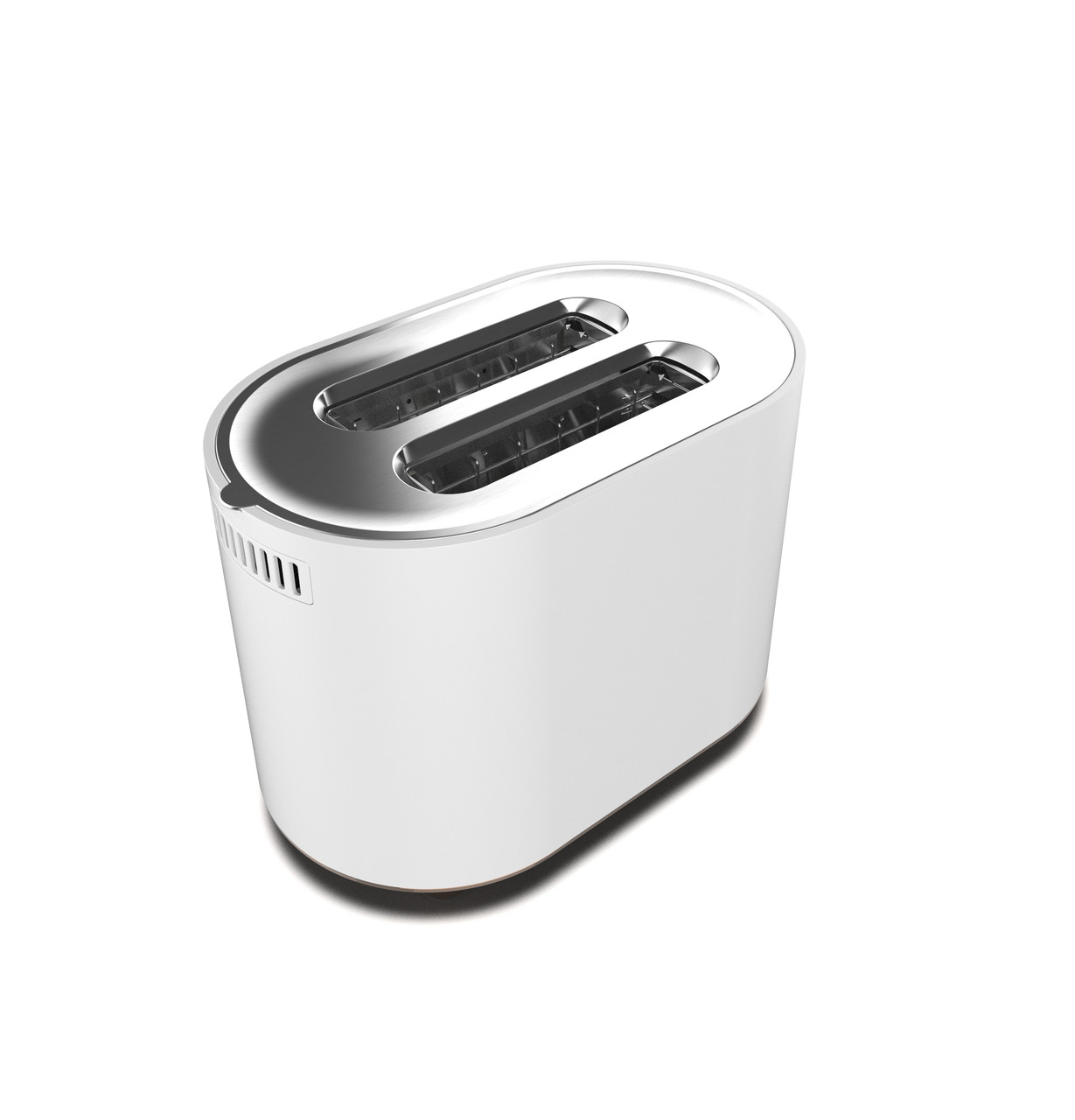 GE - 4-Slice Toaster - Stainless Steel