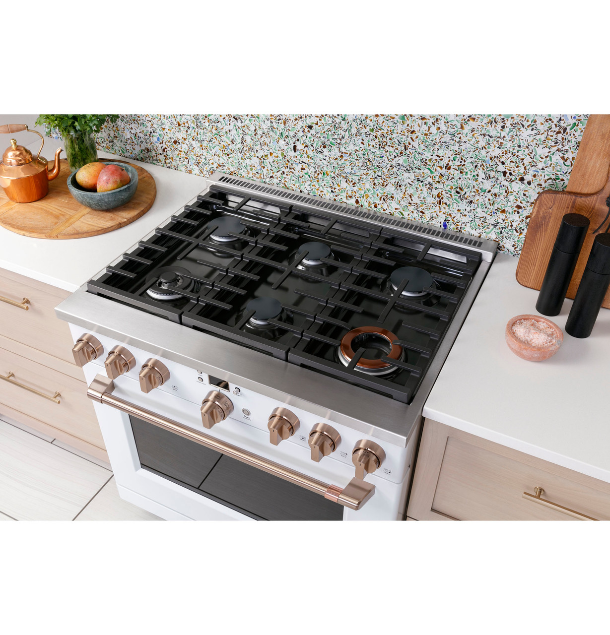 ge cafe range 6 burner