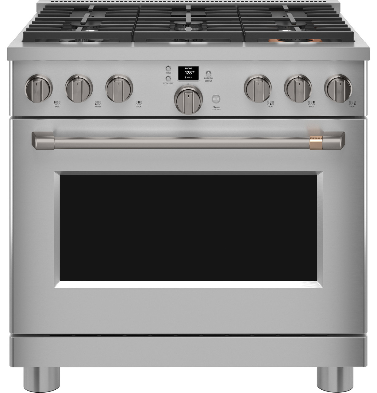 36 double clearance oven gas range