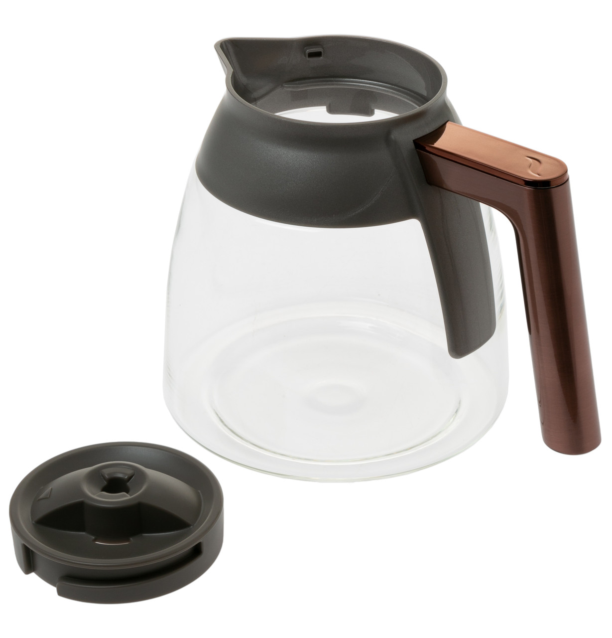 BRUSHED STAINLESS GLASS CARAFE WITH LID - WC02X20562 - Cafe Appliances
