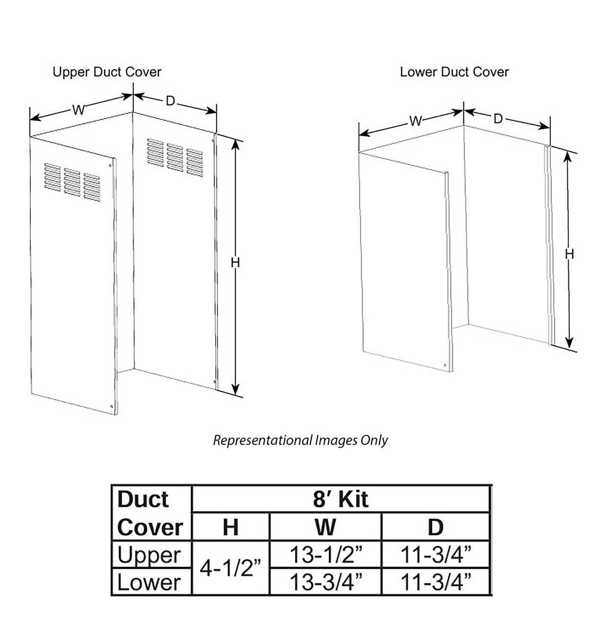 Duct cover extension - CX8DC9SPWM - Cafe Appliances