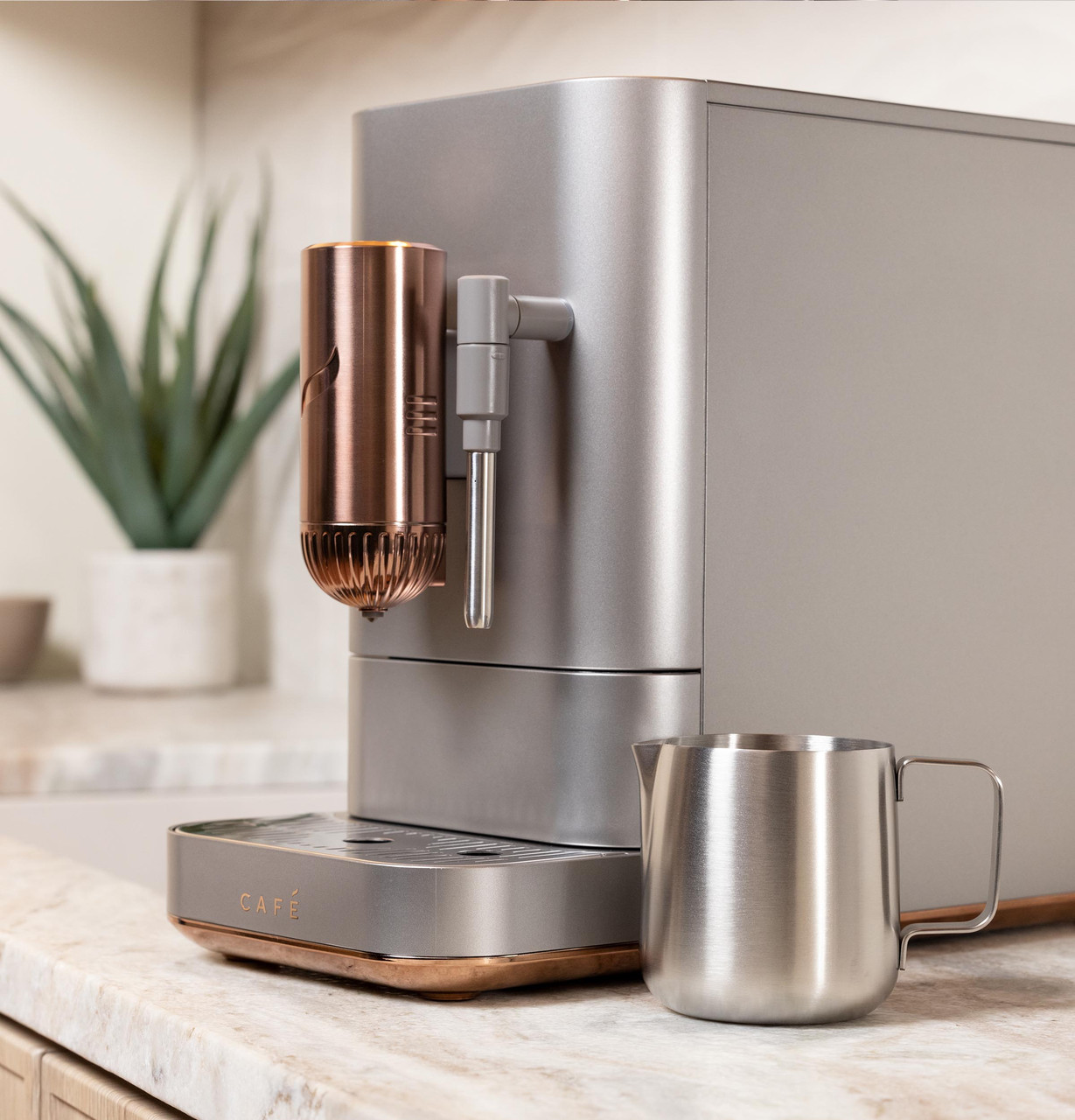 Café™ AFFETTO Automatic Espresso Machine + Frother - C7CEBBS2RS3 - Cafe  Appliances