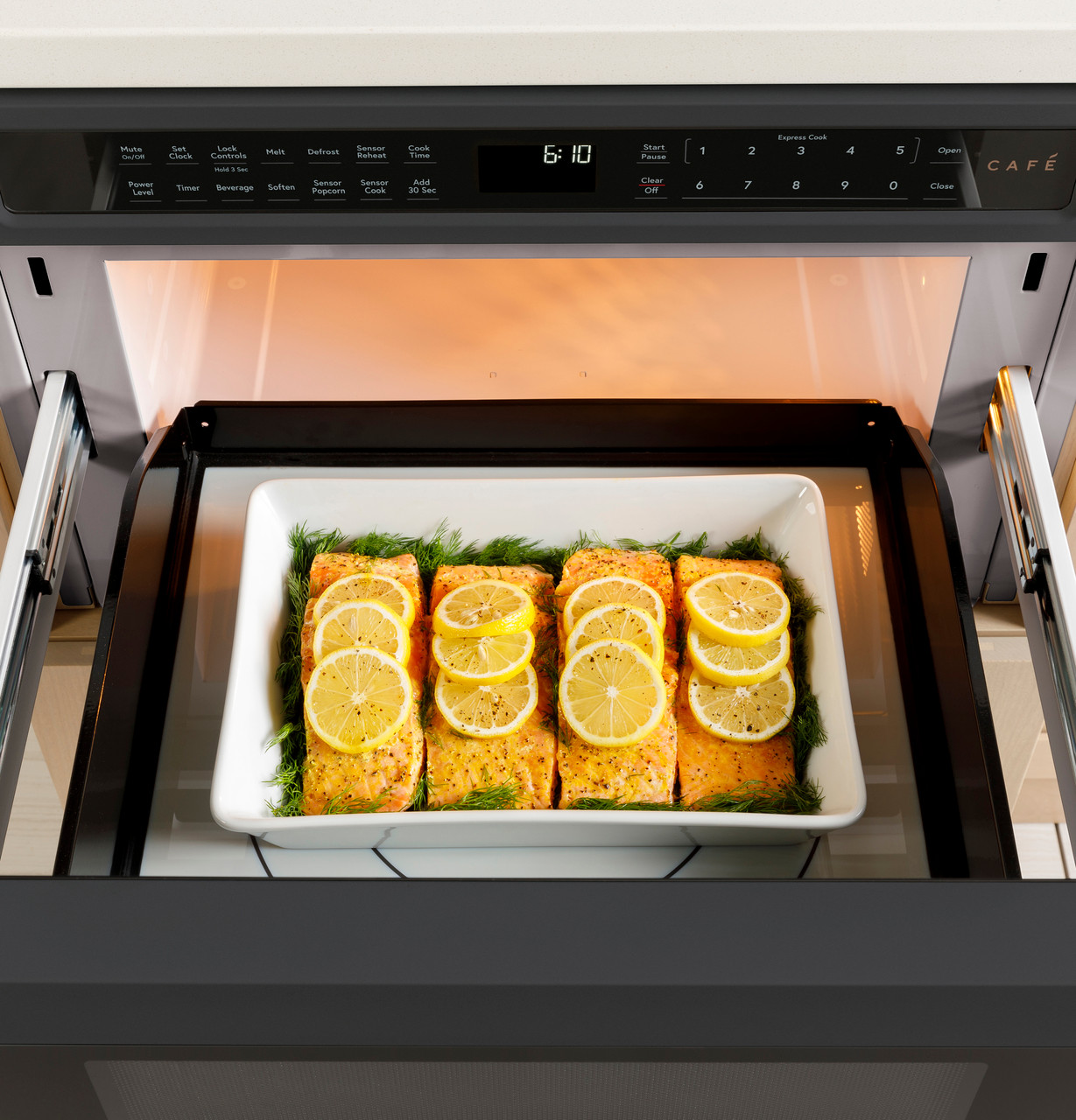 CAFÉ™ Built-In Microwave Drawer Oven - CWL112P3RD5 - Cafe Appliances