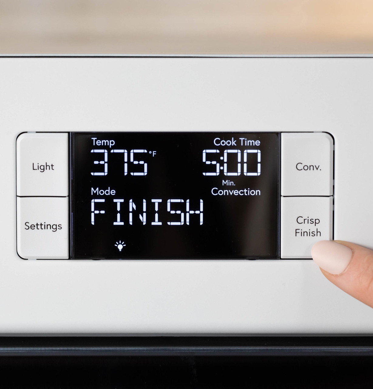 Café Couture Oven With 14 Essential Cooking Modes, Including Air Fry, CrispFinish, Bake, Broil, Roast, Toast, Pizza, WiFi & Smart Connected, Voice Control, Countertop Small Appliances, Matte Black
