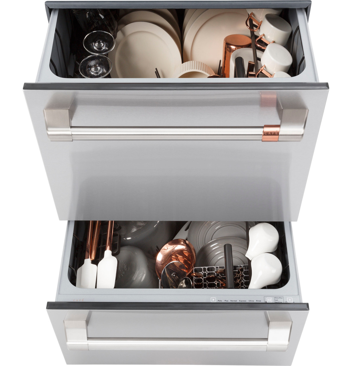 Café™ Dishwasher Double Drawer - CDD420P2TS1 - Cafe Appliances