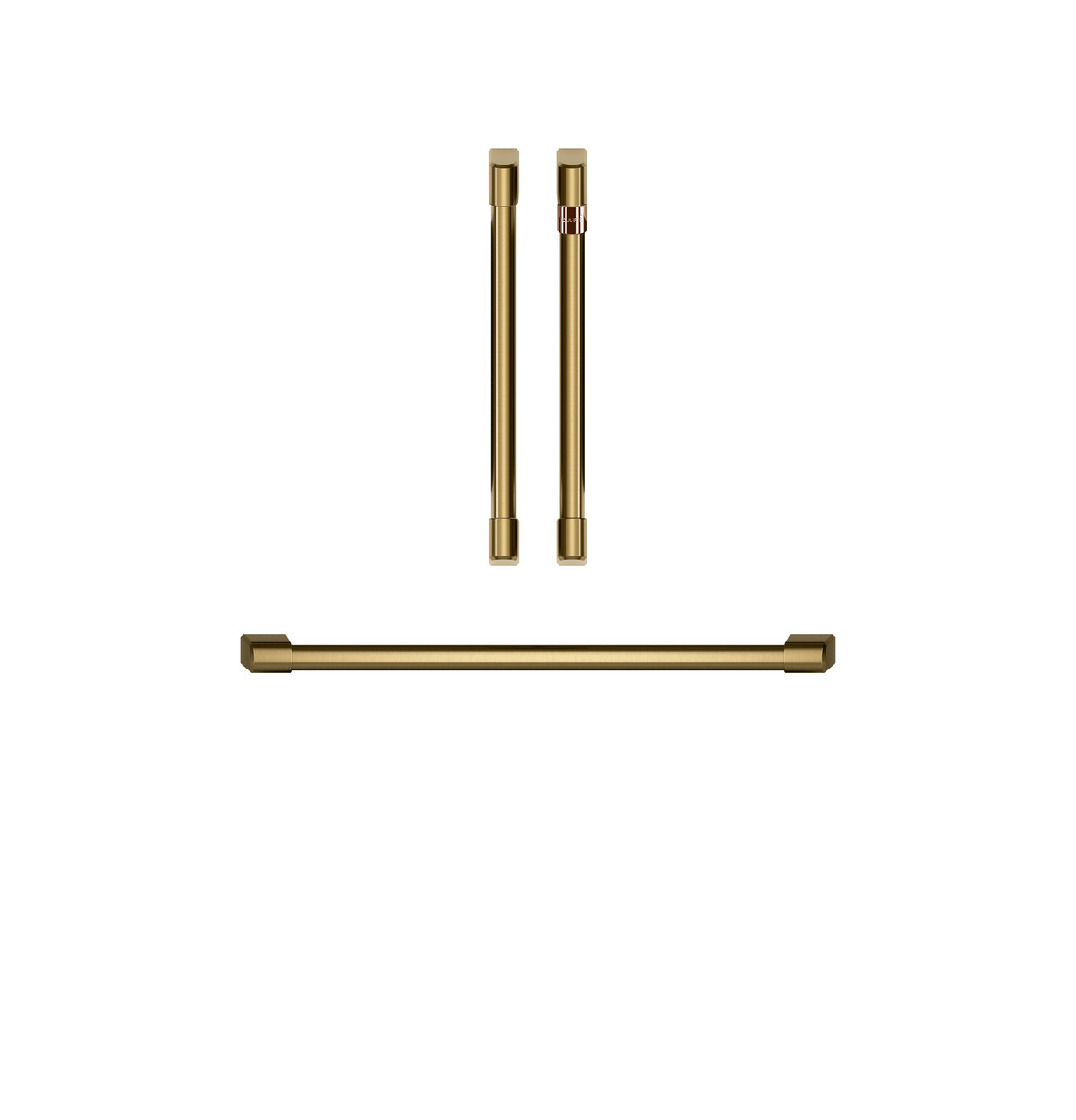 CAFÉ™ Handle Kit - Wall Oven Brushed Brass - CXWDFHKPMCG - Cafe