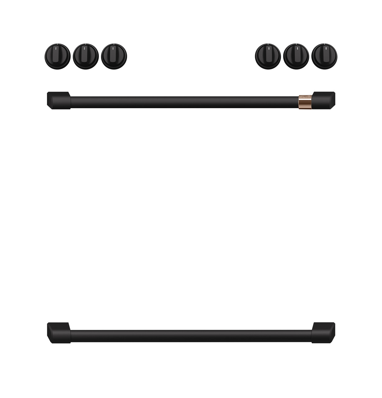 CAFÉ™ Handle Kit - Range Flat Black - CXFCEHKPMFB - Cafe Appliances