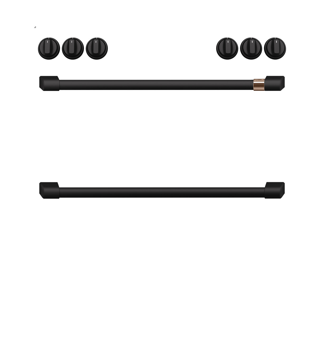CAFÉ™ Handle Kit - Range Flat Black - CXFCEHKPMFB - Cafe Appliances