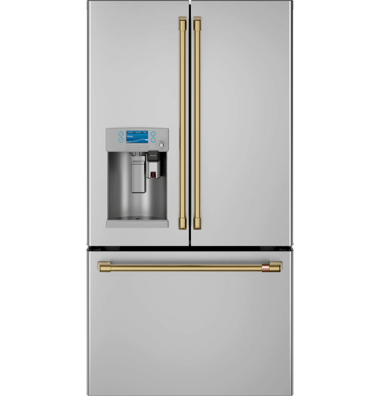 CAFÉ™ Refrigeration Handle Kit - Brushed Brass - CXLB3H3PMCG