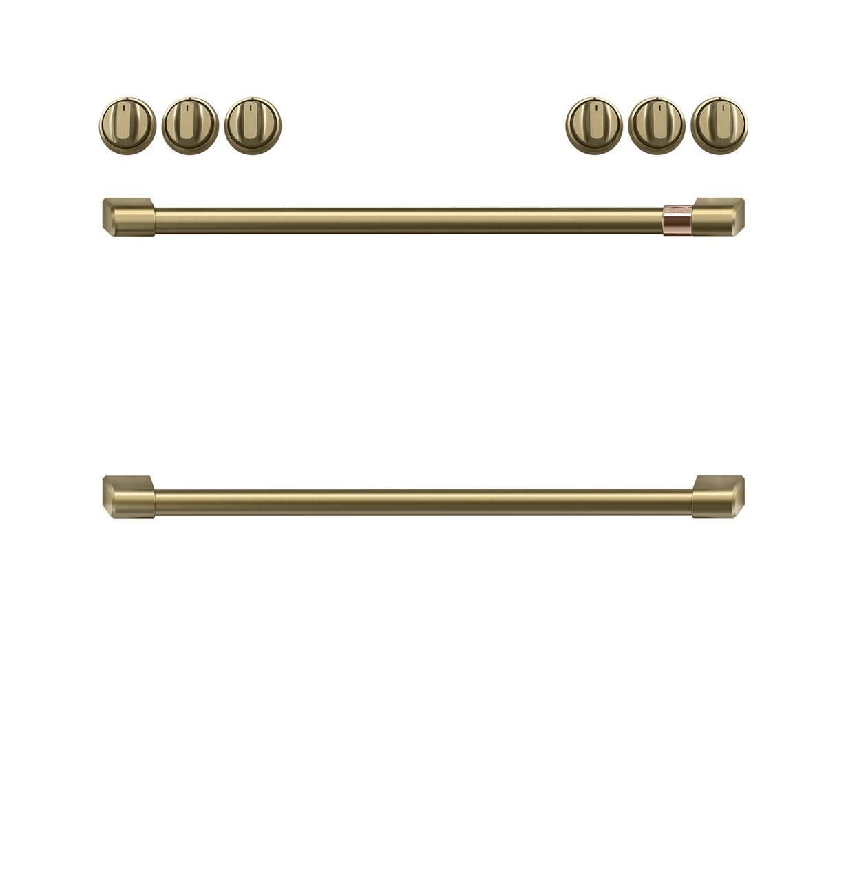 Café™ Handle Kit - Range Brushed Brass - CXFCHHKPMCG - Cafe Appliances