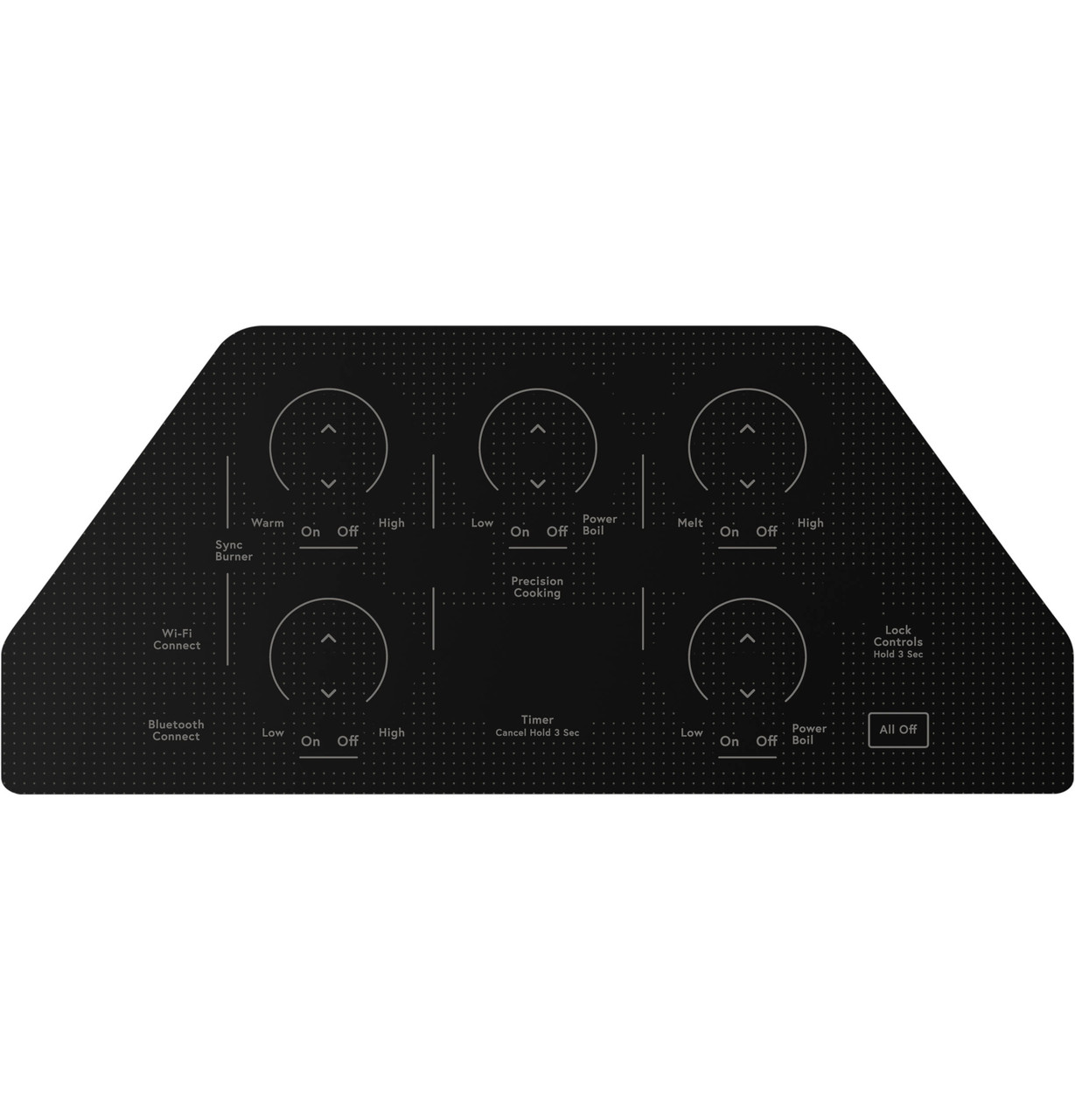 36'' Built-in Ceramic Cooktop Sensor Touch w/ ５ Burners