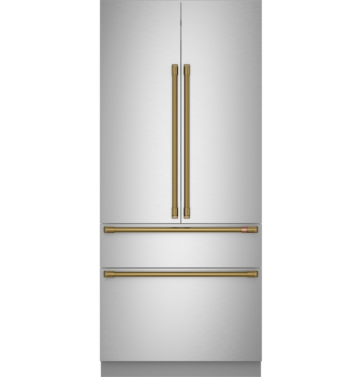 CAFÉ™ Refrigeration Handle Kit - Brushed Brass - CXSB4H4PVCG