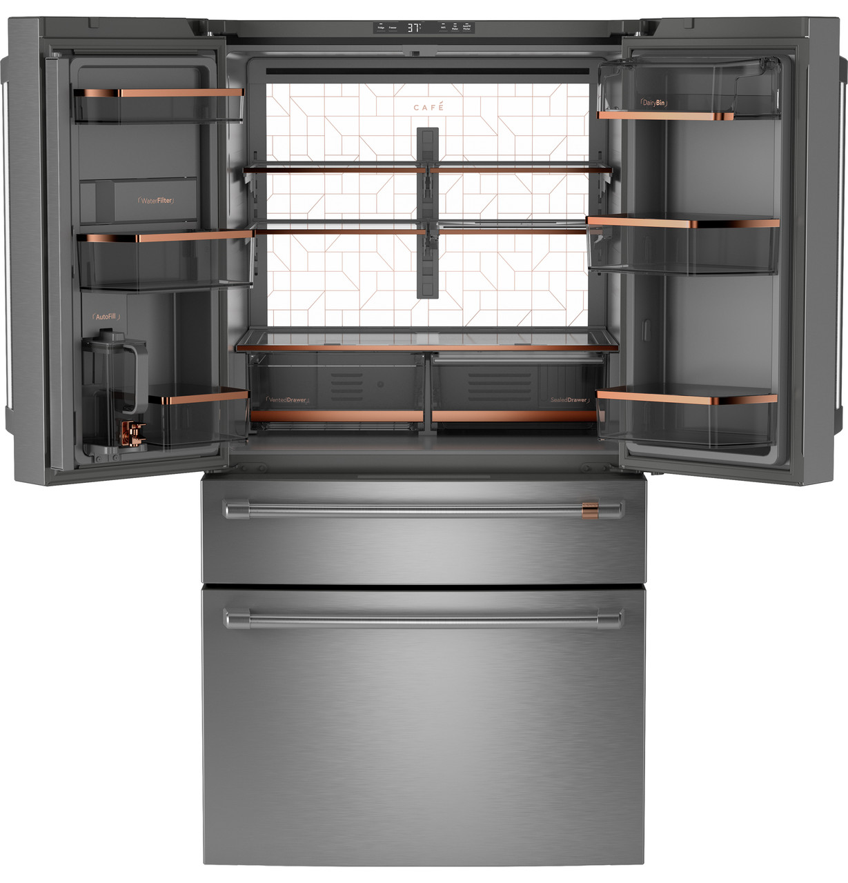 30 cu. ft. French 4-Door Smart Refrigerator with Door-in-Door