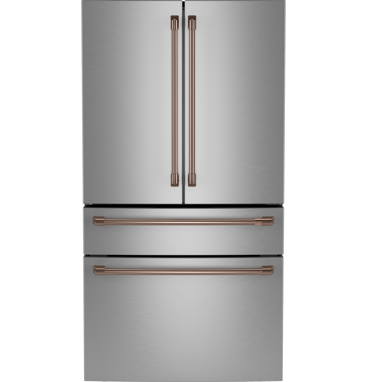 Café™ ENERGY STAR® 28.7 Cu. Ft. Smart 4-Door French-Door Refrigerator in  Platinum Glass With Dual-Dispense AutoFill Pitcher - CGE29DM5TS5 - Cafe  Appliances