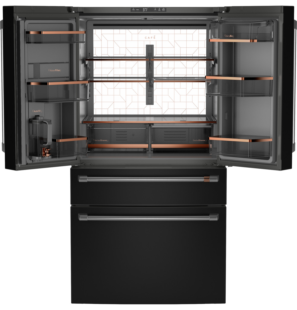 Café™ ENERGY STAR® 28.7 Cu. Ft. Smart 4-Door French-Door