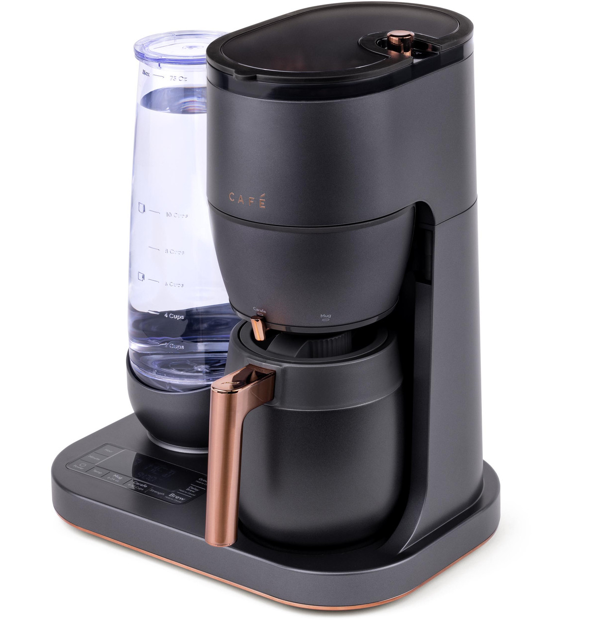 Single Cup Coffee Maker with K Cup and Ground Options and Thermal