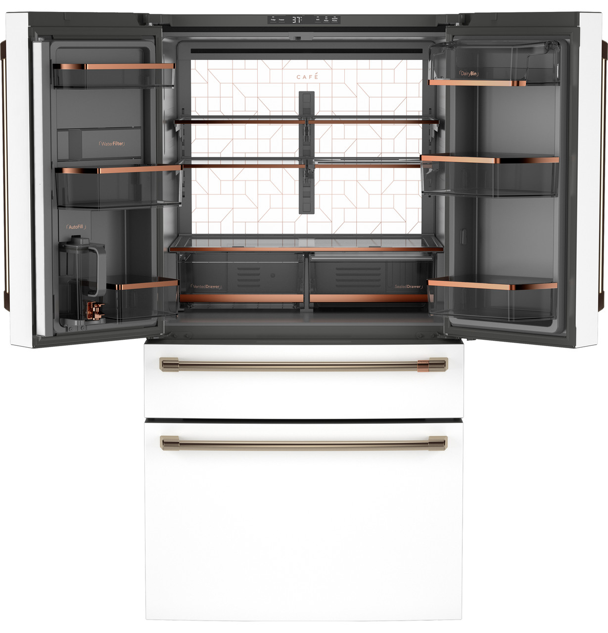 CAFÉ™ ENERGY STAR® 23.2 Cu. Ft. Smart Counter-Depth 4-Door French